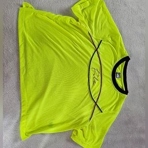 Fila Cropped Neon T-Shirt